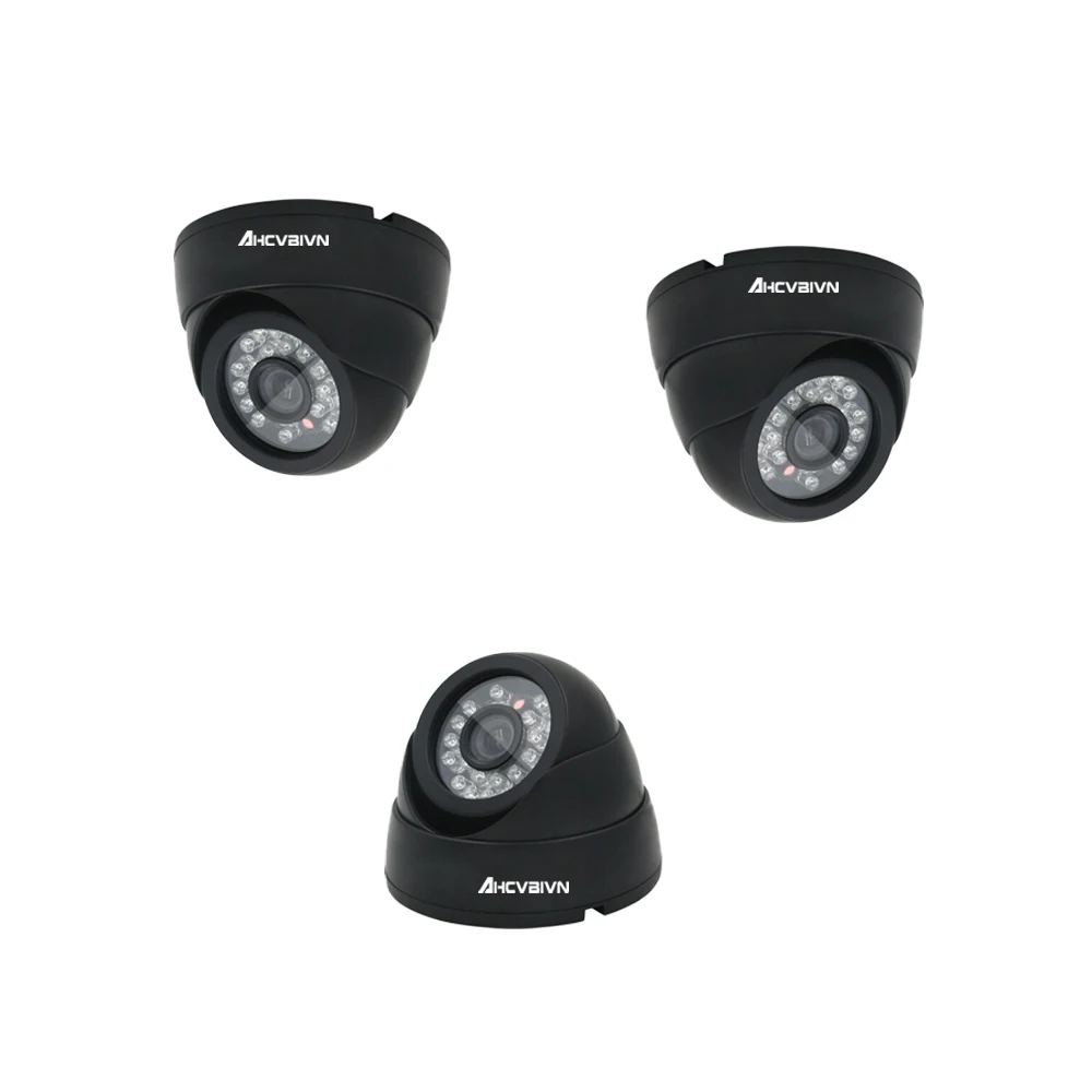 4CH 1080N AHD DVR 4 шт. 2000TVL ИК Ночное Видение домашняя CCTV камера 24 светодиода система