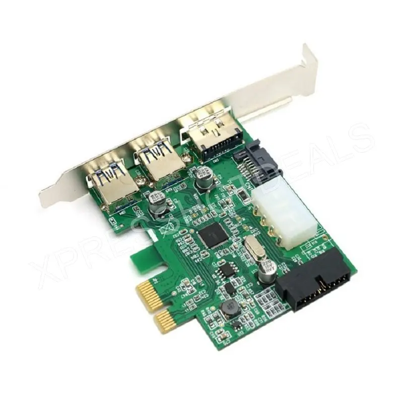 PCI Express PCI-E USB 3.0 + eSATA Card Adapter Converter | Компьютеры и офис