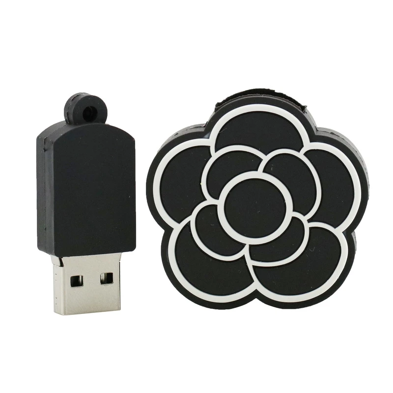 Мода Цветок USB Flash Drive Черная Роза Pen Реальная Емкость Памяти 2.0 Диск 4 ГБ/8 ГБ/16 ГБ/32