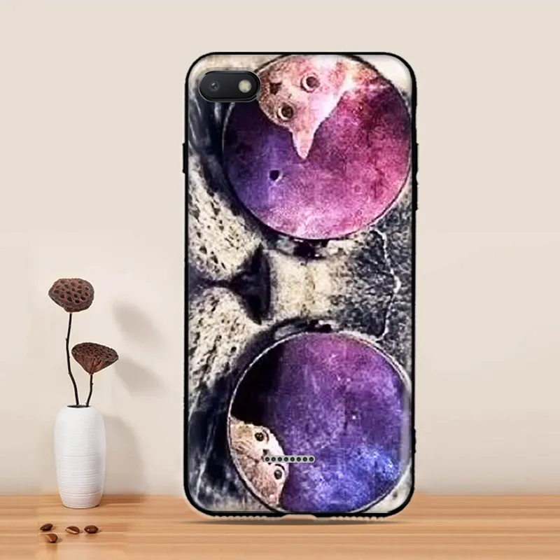 Xiaomi Redmi 6 6A Pro Чехол 3D камера калькулятор кошка Капа бренд печать Мягкий ТПУ