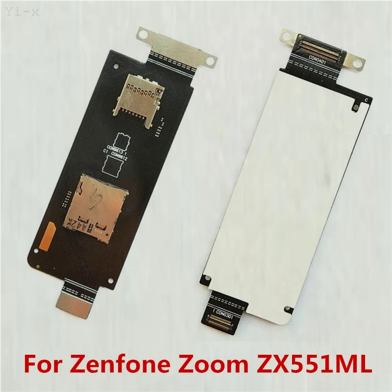Для Asus Zenfone ZOOM ZX551ML устройство для чтения Sim карт памяти держатель SD карты гнездо