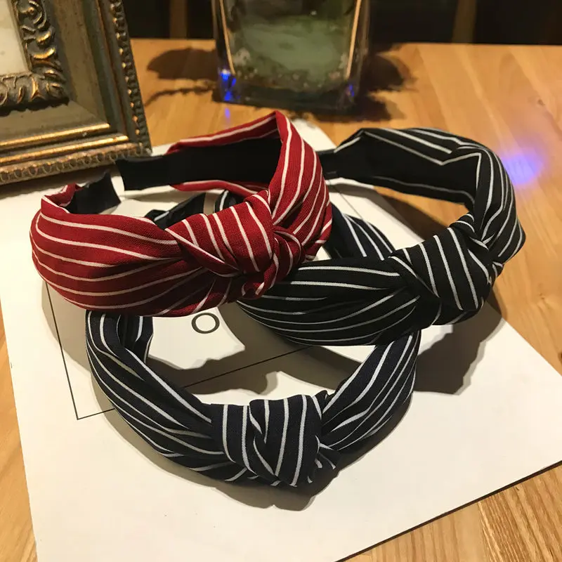 Наколенники для волос Fancygirl 2019 New Arrival Solid Colors для женщин Головные повязки Hairbands Girls Headwear Bot Accessories on.