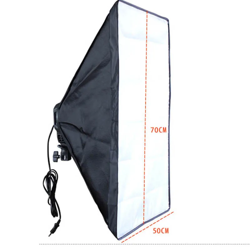 Фотооборудование Набор Фотостудия Soft Box Kit Video Ламподержатель с четырьмя крышками Освещение + мягкий бокс 50x70 см.