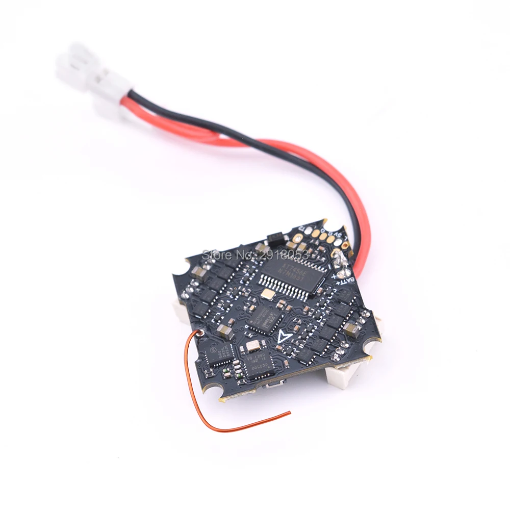 Бесщеточный контроллер полета 2S F4 FC AIO Встроенный приемник OSD ESC SPI для Mobula7 Whoop Drone