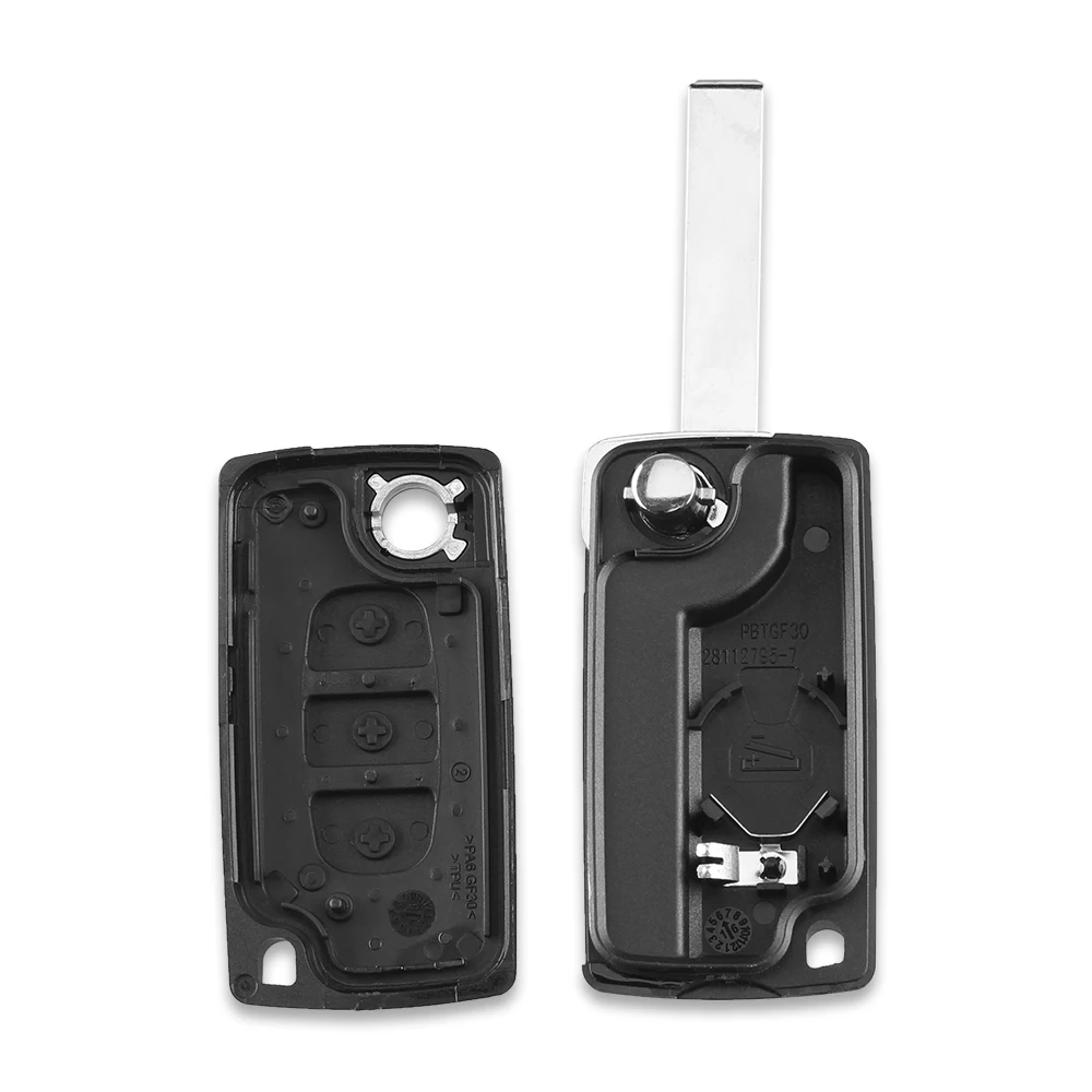 KEYYOU 20x3 кнопки дистанционный Автомобильный ключ оболочка чехол для Peugeot 207 208 307 308