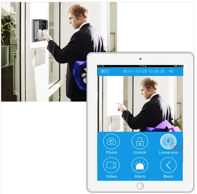KNOX KW01 Wifi видео дверной звонок беспроводной дверной интерфон телефон разблокировка двери удаленно по смартфонам
