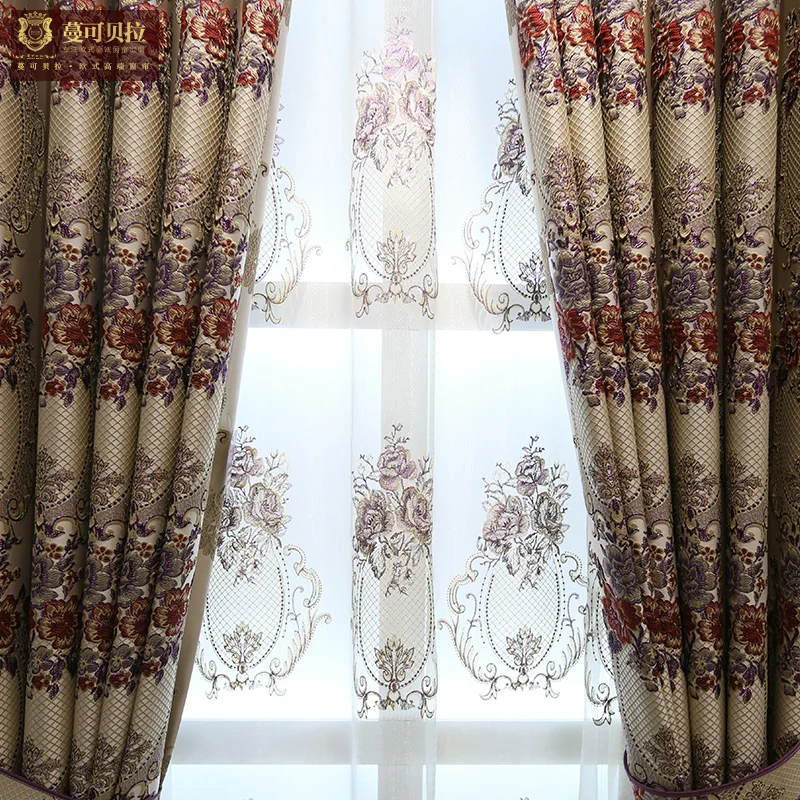 Занавески на заказ занавески в европейском стиле высококачественные роскошные