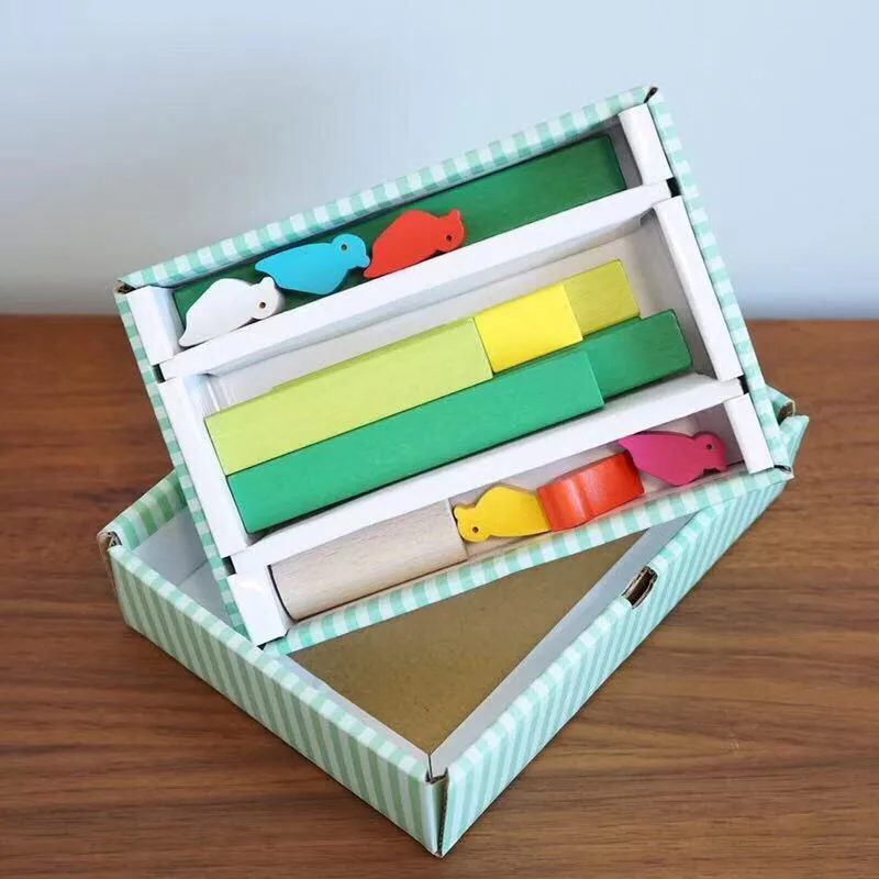 Детские развивающие игрушки Banlanced Bird деревянные блоки Banlancing Wood Toy красочные милые