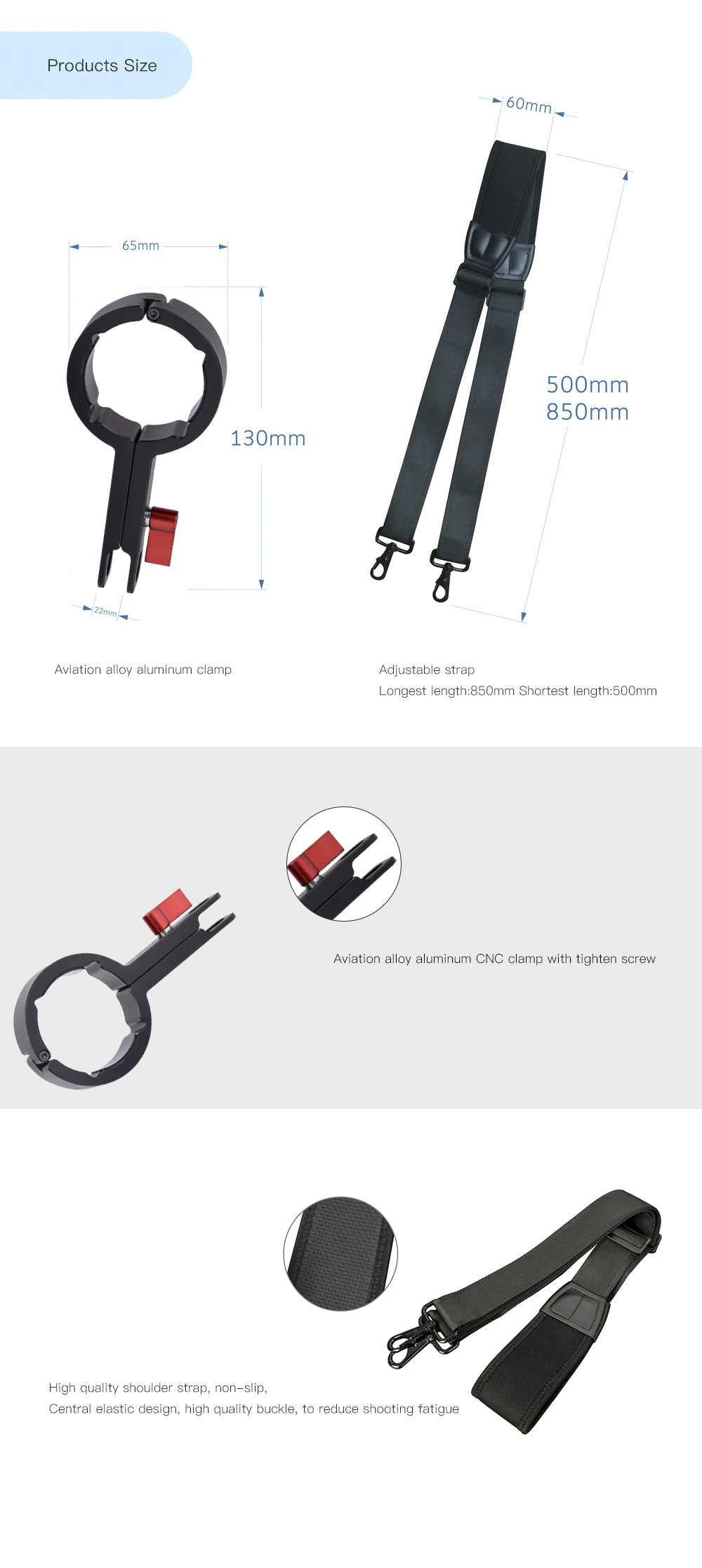 RS-ST01 Пряжка ручной ремень Слинг застежка для DJI RONIN S 3 оси Gimbal/Стабилизатор аксессуары