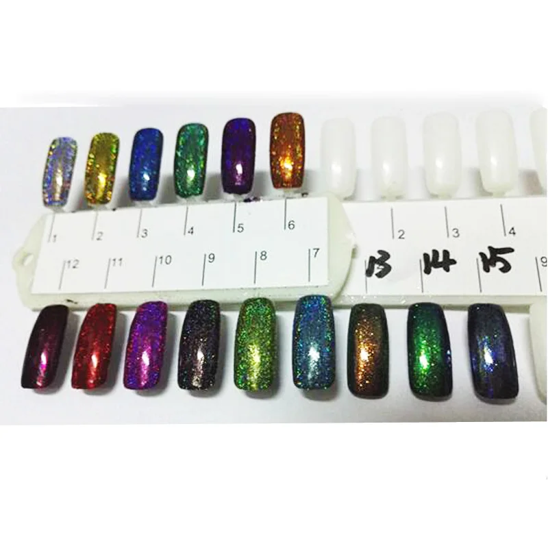 Addfavor блестящий хромированный пудра Хамелеон зеркальный блеск для ногтей