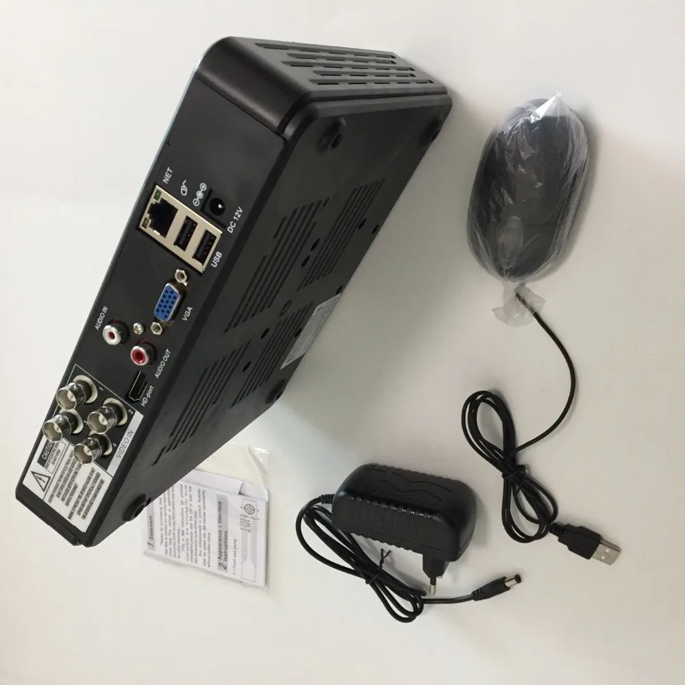 4 канала H.264 Домашняя сеть 5 в 1 Мини CCTV 1080P HDMI AHD TVI CVI DVR ONVIF NVR P2P системы безопасности видео рекордер