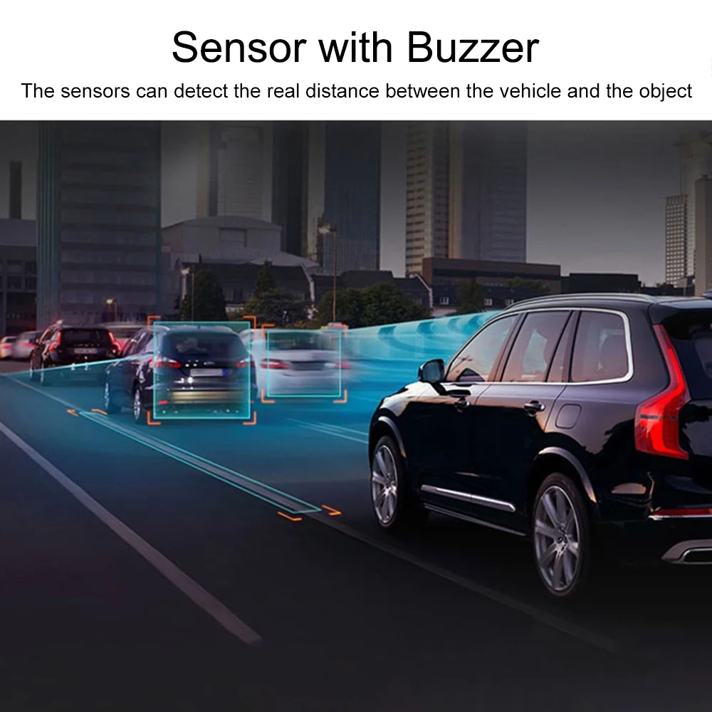 Автомобильный парковочный датчик система оповещения с 4 датчиками|car parking|sensor autocar