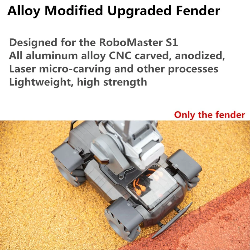 Для-Dji Robomaster S1 крылья колеса из алюминиевого сплава Cnc защитные детали толщина 2 5