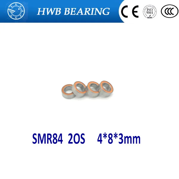 1 шт. 4x8x3 мм SMR84 2OS CB ABEC7 SMR84C гибридные керамические подшипники из нержавеющей