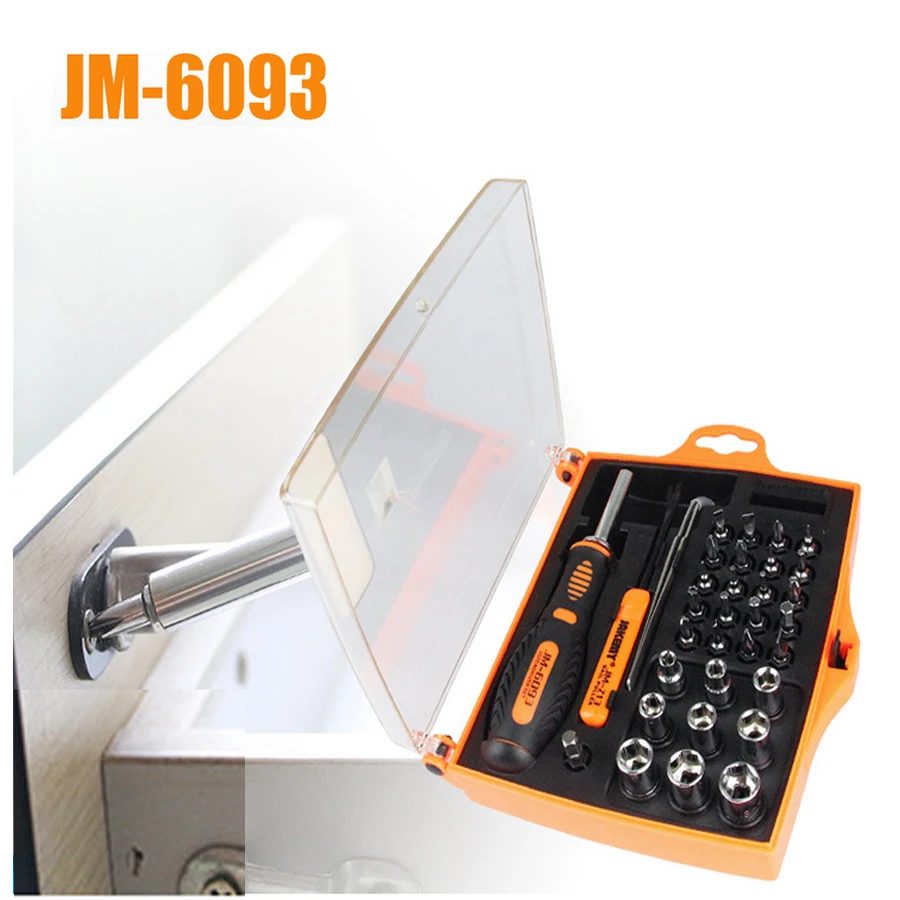Инструменты для ремонта дома Набор отверток JM-6093 34 в 1 комбинация сплит-приборов