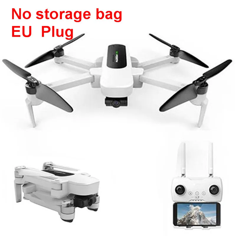 White Hubsan H117S Zino дрона с дистанционным управлением gps 5,8 Г 1 км с видом от первого лица в формате 4K UHD, Камера 3-осевому гидростабилизатору Дрон Квадрокоптер с дистанционным управлением Бла(беспилотный летательный аппарат-RTF RC вертолеты дроны - Цвет: White