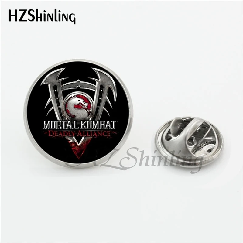 4 Новая мода дракон брошь на воротник ручной работы стимпанк Mortal Kombat Бабочка застежка булавка стеклянный купол нержавеющая сталь нагрудные булавки - Окраска металла: 4