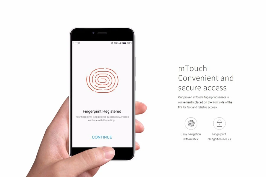Оригинал Meizu M5 международная версия M611H MTK MT6750 Octa core 2 ГБ Оперативная память 16