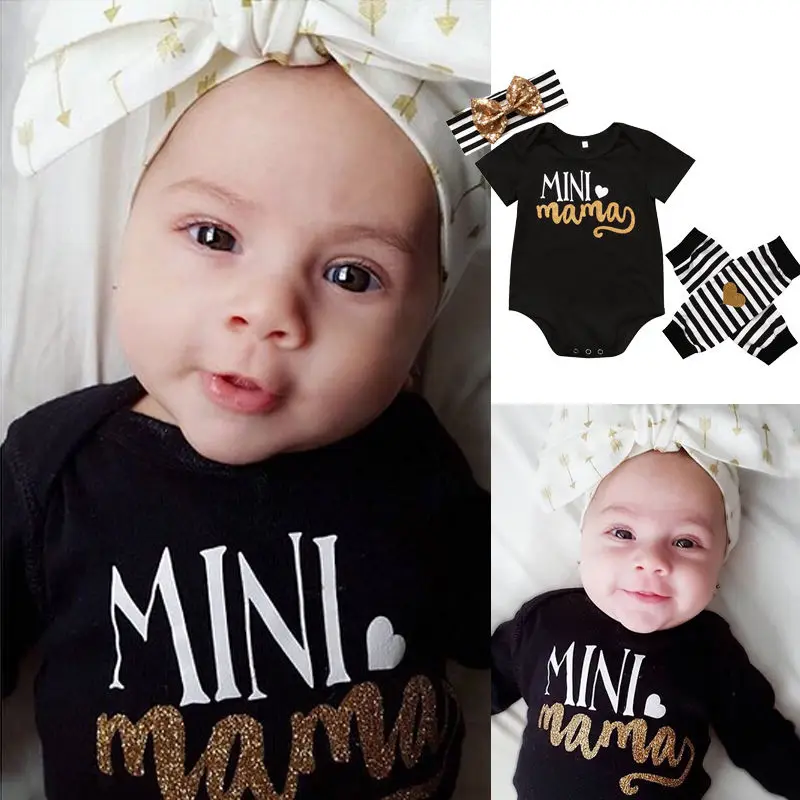 4 шт./комплект Детские боди с повязкой на голову | Мать и ребенок