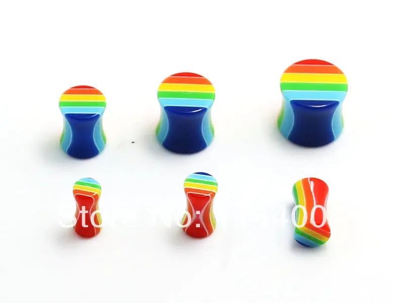 Бесплатная доставка оптовых уф акриловые пирсинг ювелирные изделия 4 мм-12 мм