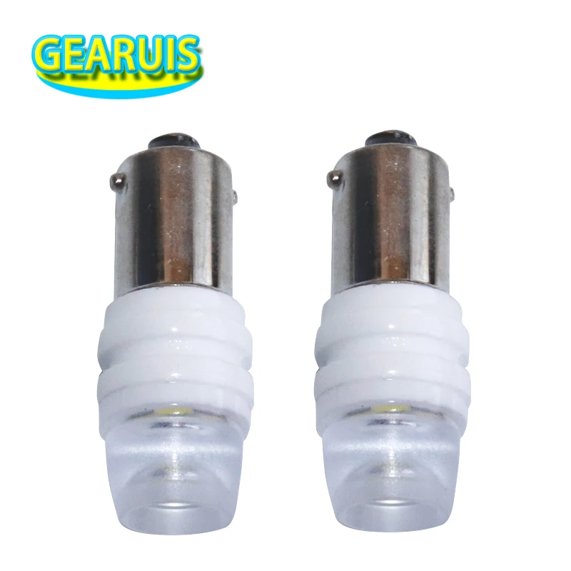 

4pcs Car Marker Lamps T11 363 BA9S ceramic Led T4W 3 SMD 2835 Car License Plate Light Turn Signal Bulb Parking Lights Door Lamp