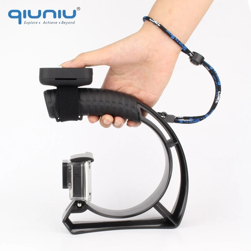 Стабилизатор для камеры QIUNIU Steadicam ручной силиконовый чехол пульта управления Wi-Fi