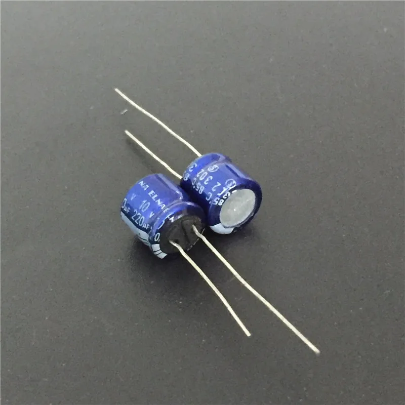 

200pcs 220uF 10V ELNA Blue 8x7mm 10V220uF Low Profile Audio capacitor