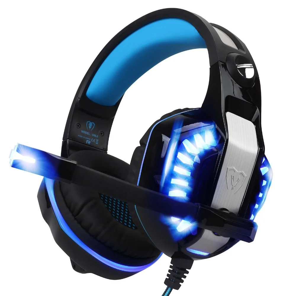 Gm-2 проводные наушники с аудио aapater для PS4 PC Складная игровой гарнитуры Шум