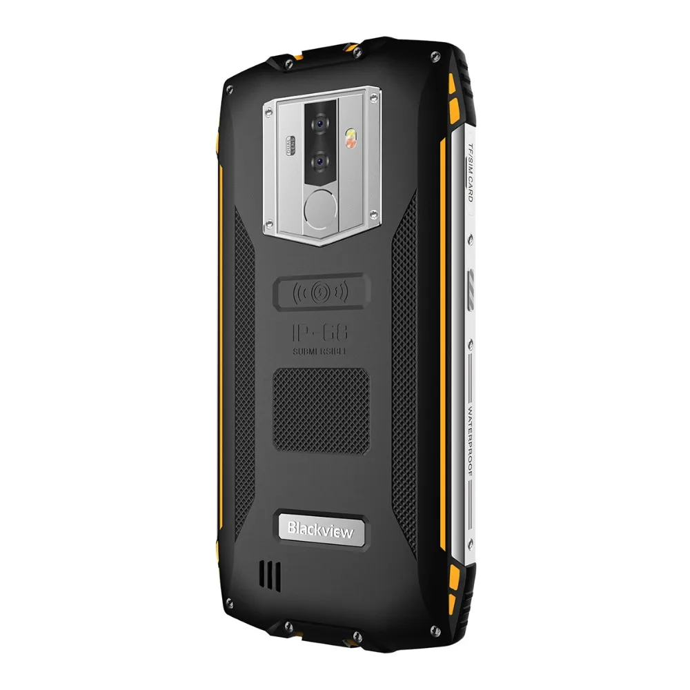 Blackview BV6800 Pro Android 8,0 мобильный телефон 5," MT6750T Восьмиядерный 4 Гб+ 64 Гб 6580 мАч Водонепроницаемый NFC Беспроводной зарядки смартфон