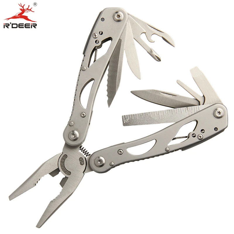 

RDEER клещи из нержавеющей стали многофункциональные складные комбинированные плоскогубцы нож Отвертка пила DIY наружные ручные инструменты