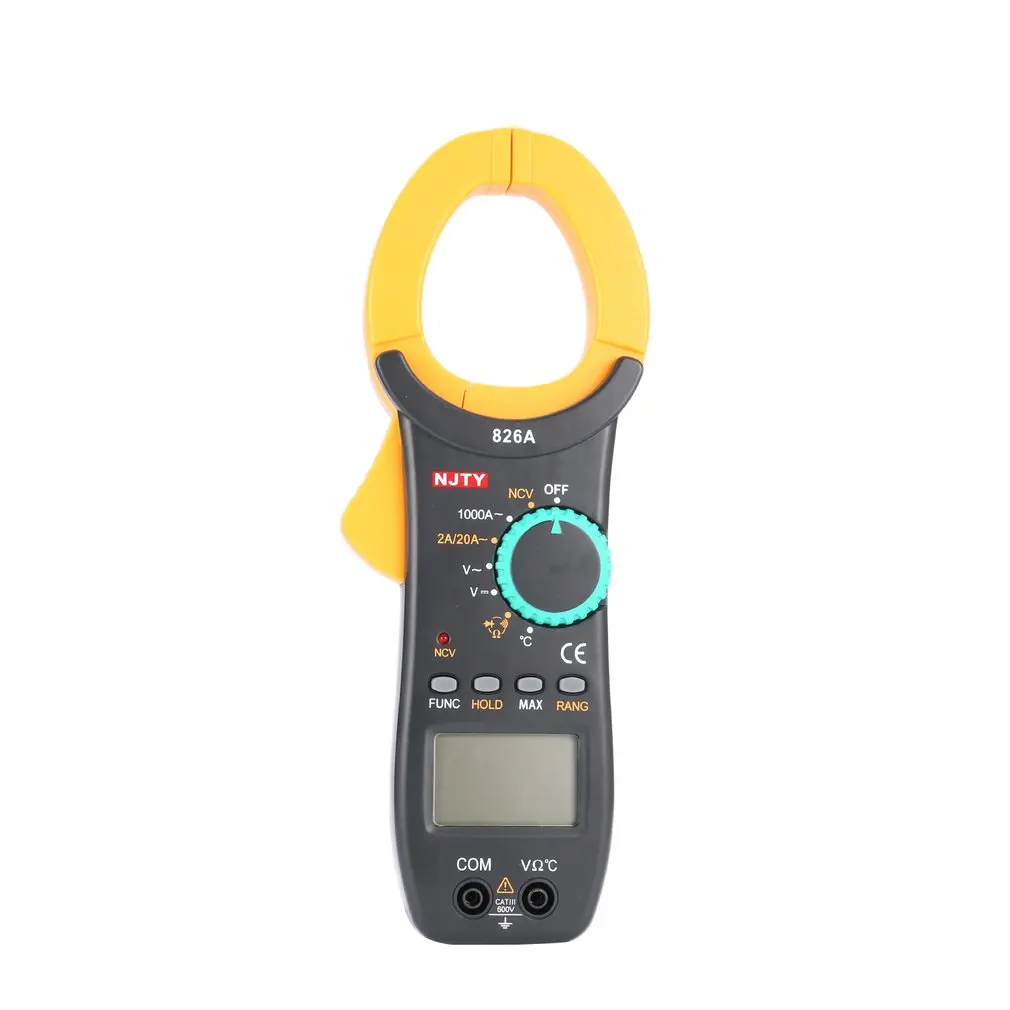 Digital Clamp Meter NJTY DC/AC Volt Amp Ohm Diode Mini Multimeter Ammeter Multitester Current Voltage Resistance Tester NCV | Инструменты