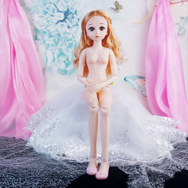 Кукла BJD с 15 подвижными шарнирными куклами 1/3 60 см Женская голая кукла тело обувью