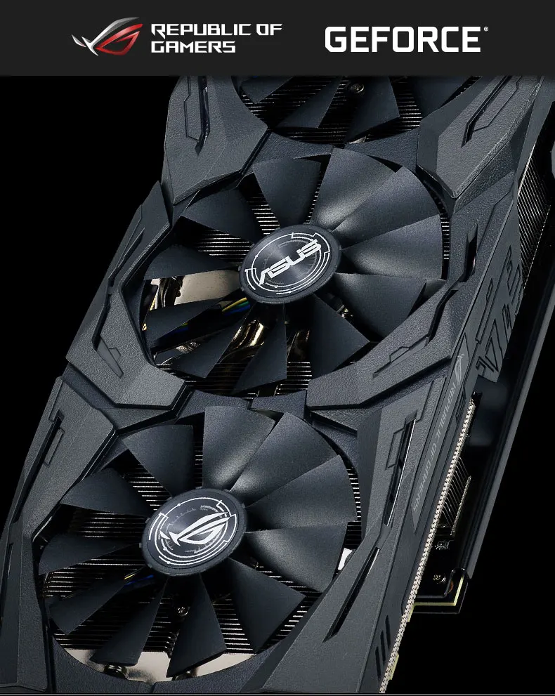 Asus ROG-STRIX-RTX2060-O6G-GAMING 1365-1860MH компьютерная игровая видеокарта с поддержкой 4 экрана