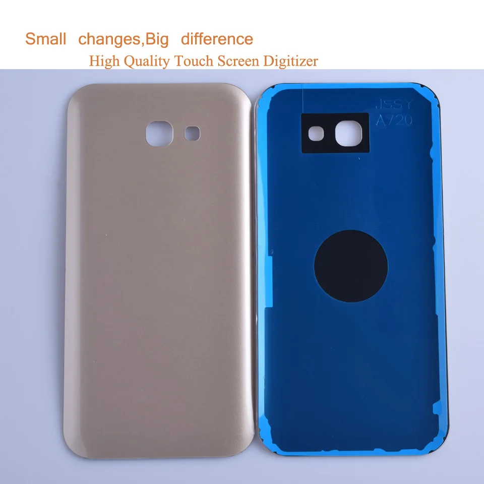Для Samsung Galaxy A7 2017 A720 A720F задняя батарея чехол 3D стекло крышка дверь Замена |