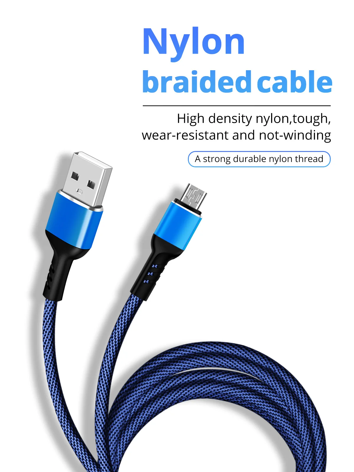 ANKNDO Micro USB кабель Quick Charge 3A Android тканевый плетеный кабель для передачи данных 1 м 2 м USB ЗУ для мобильного телефона Быстрая зарядка мягкий провод