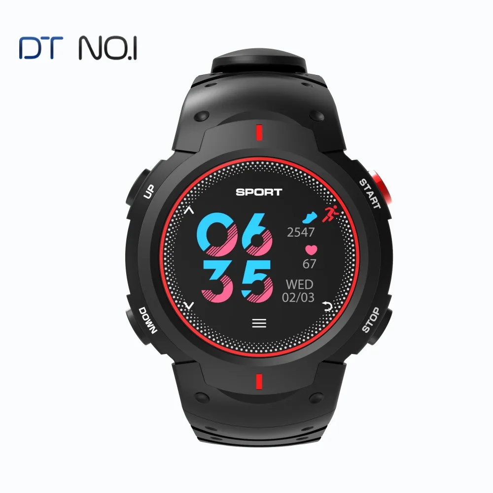 DTNO.1 F13 Смарт-часы ip68 водонепроницаемые спортивные часы для бега многоцветные ЖК