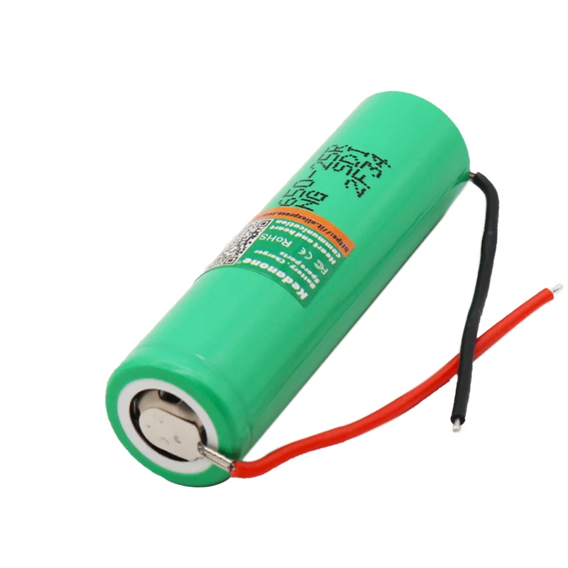 100% New original 18650 3.6V 2500mah battery For Samsung INR18650 25R lithium batteries + DIY wire | Электроника