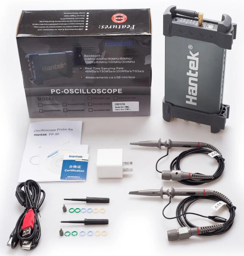 Hantek IDSO1070A цифровой осциллограф USB iPhone/iPad/Android/Windows PC Osciloscopio Portatil с WIFI портативным