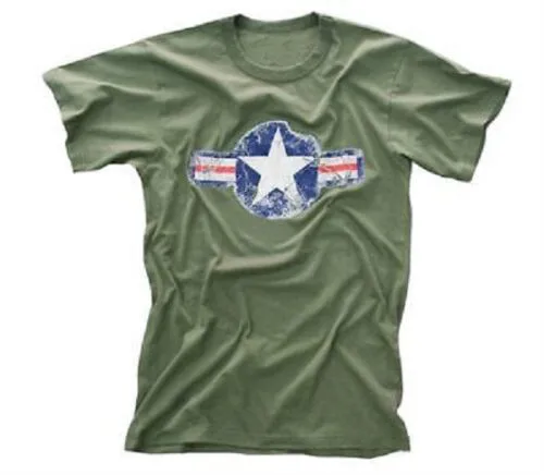 

Us 11th Airborne Star Vintage Army Military Shirt T-Shirt Od Green