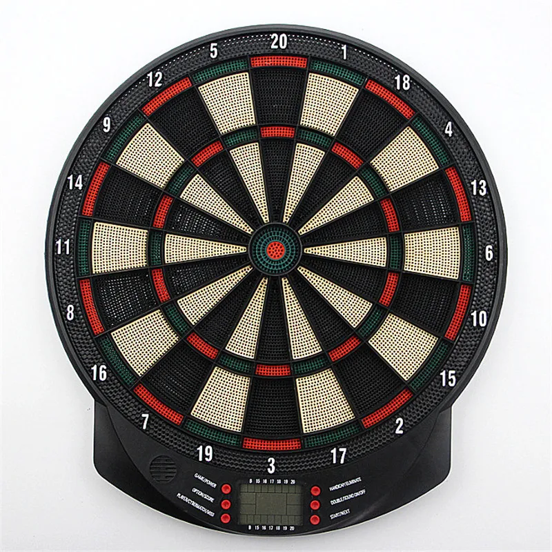 15 Inch Electronic Darts Board Set LCD Display Automatic Score Dart Plate Scoring With Voice 27 Games 6pc Soft | Спорт и развлечения