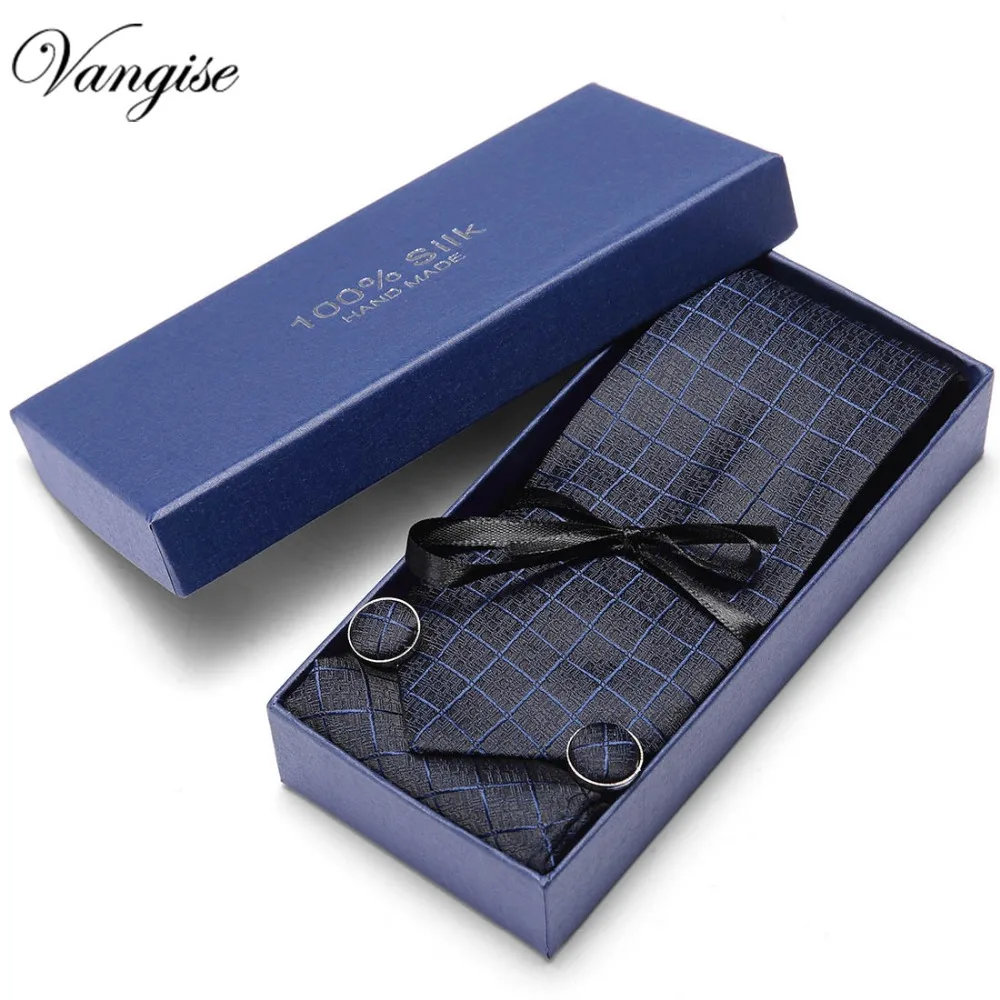 Confezione regalo 2022 nuovo 7.5cm Mens Tie Silk Vangise 35 colori cravatte Paisley per uomo matrimonio stile Business Set di cravatte Dropshipping
