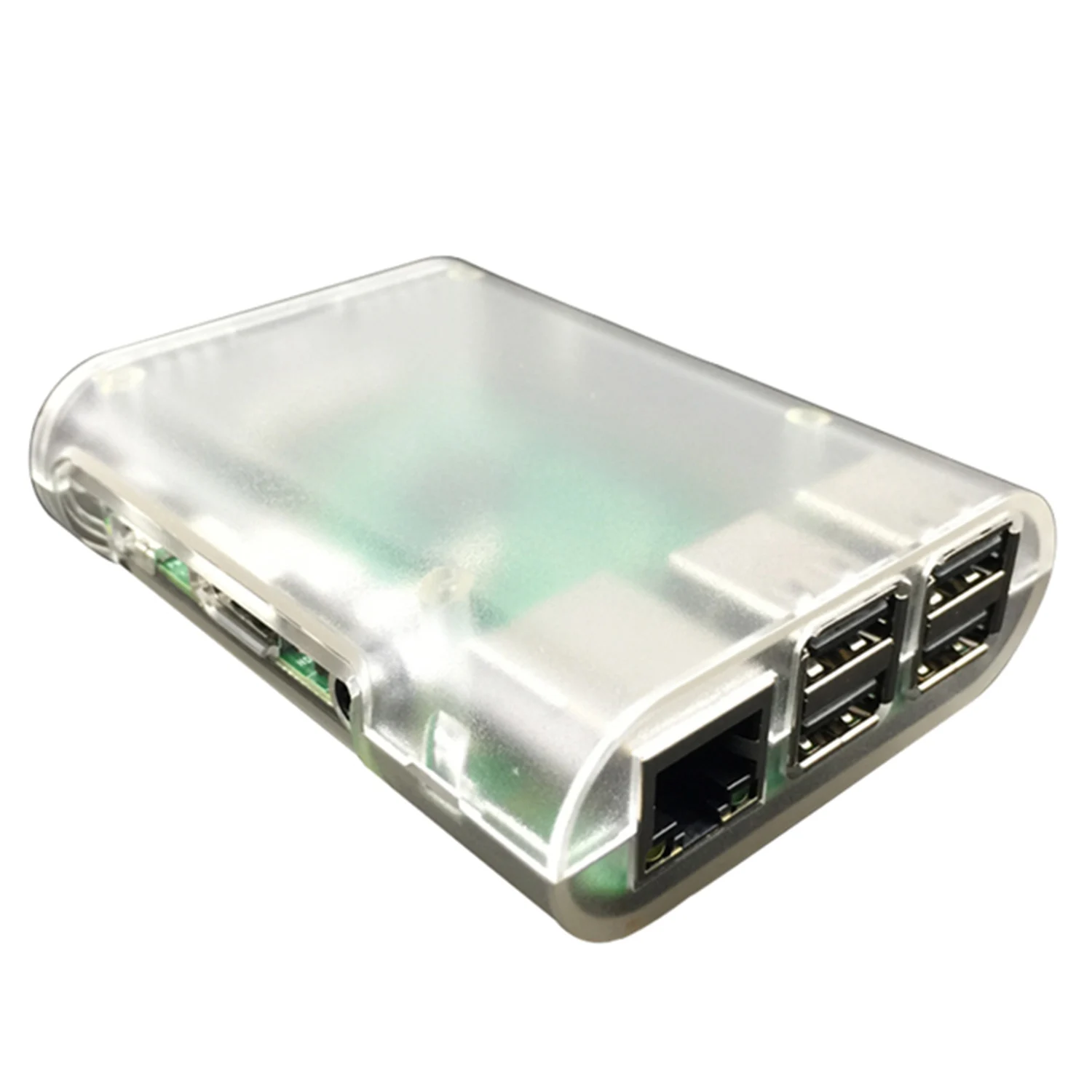 Clear Пластиковый Чехол для Raspberry Pi коробка для Raspberry Pi 3/2/B - Цвет: Clear