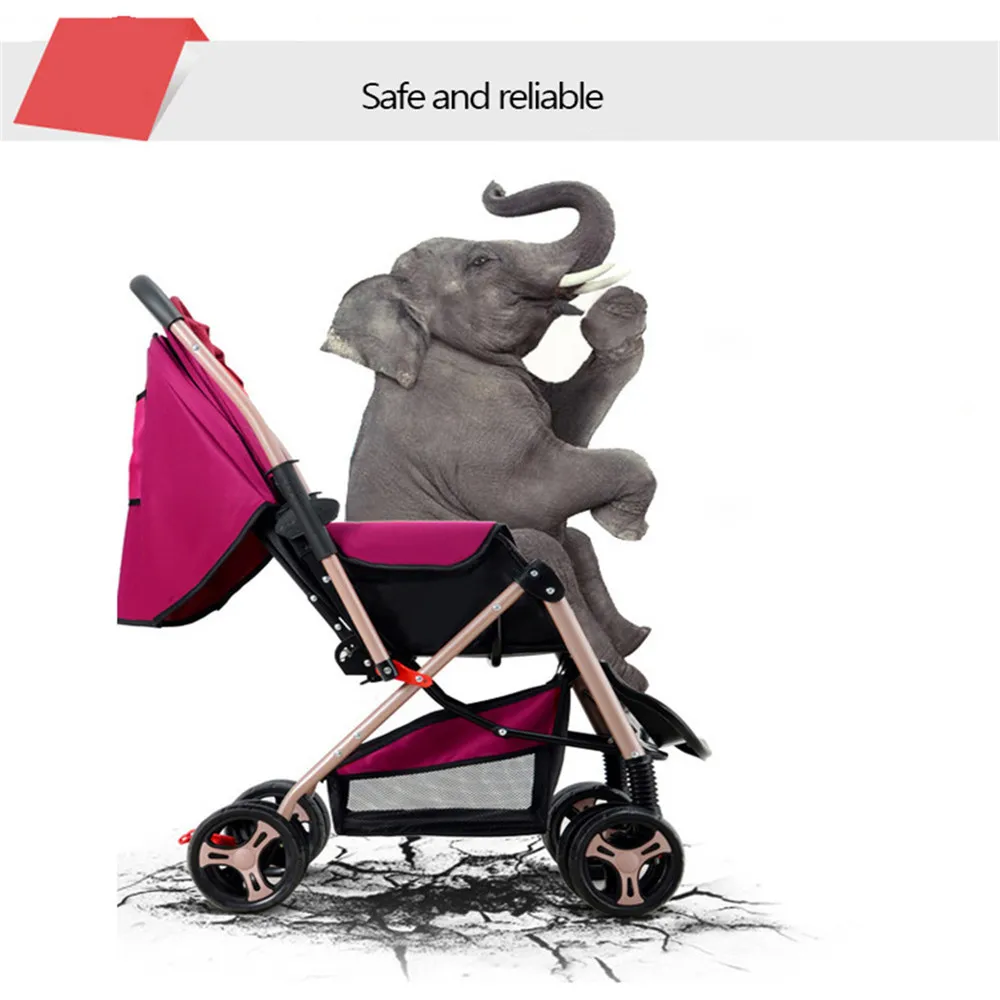 Новая четырехколесная Складная коляска детская Детская безопасность сидений в