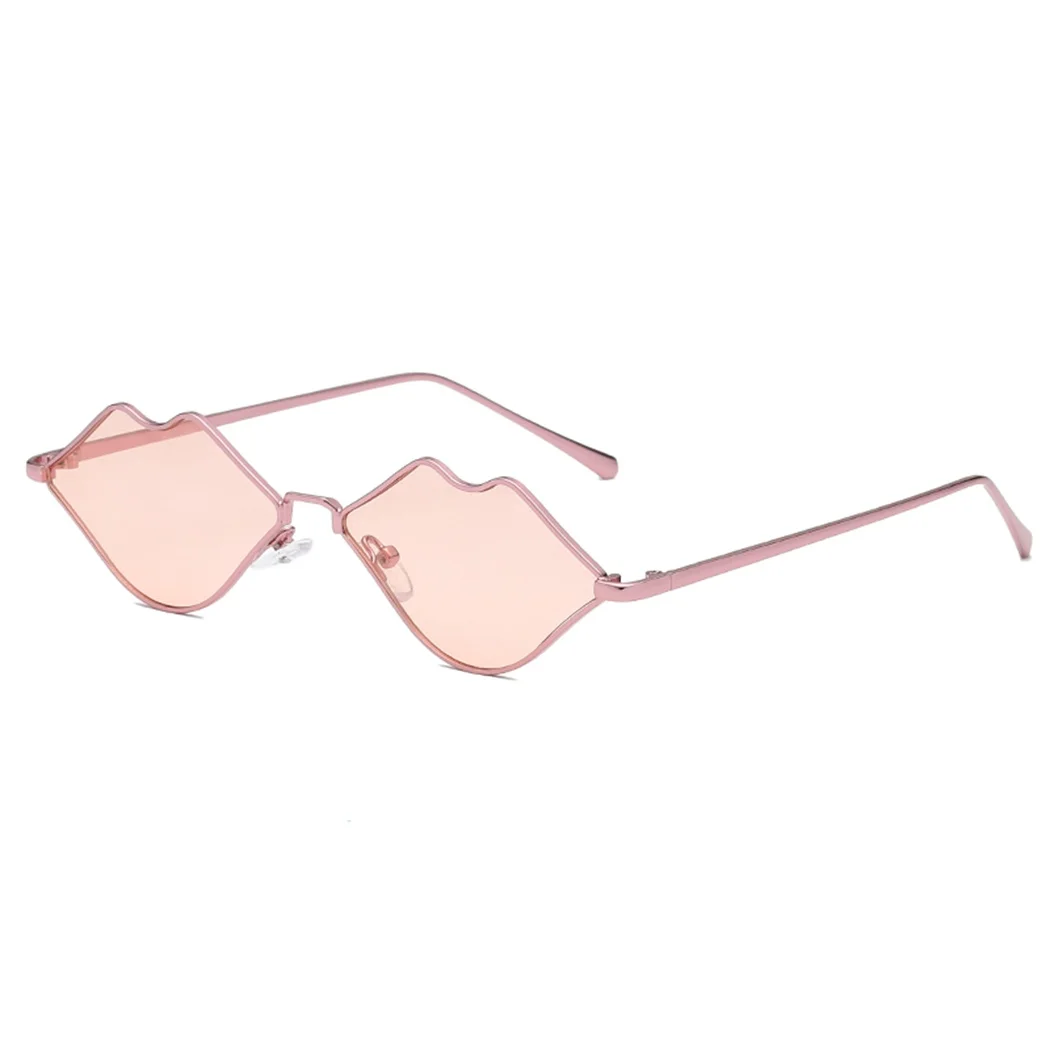 Винтажная маленькая форма губ Солнцезащитные очки женские брендовые