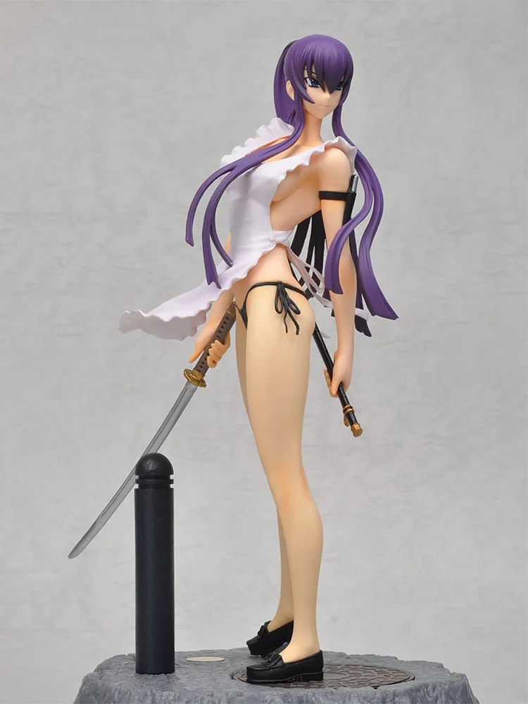 Chara-Ani Highschool of the Dead Busujima Saeko ПВХ фигурка аниме сексуальная фигурка модель игрушки сексуальная девушка коллекция кукла подарок