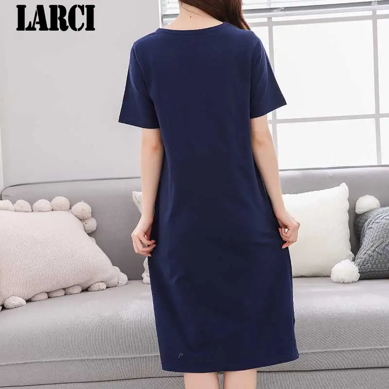 LARCI пикантные летние для девочек платья женские хлопчатобумажное платье