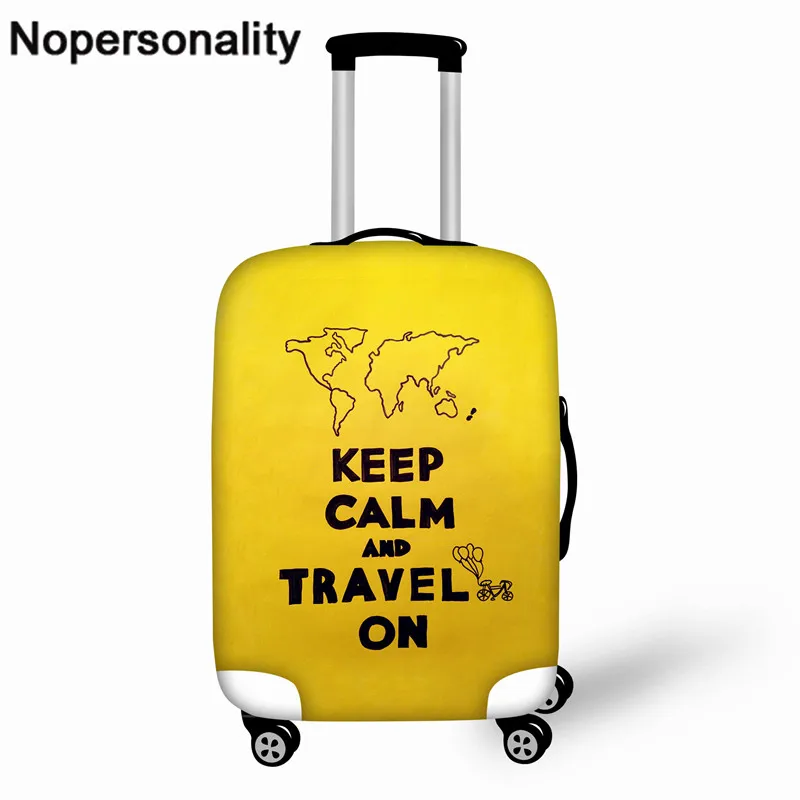 L1692 Nopersonality Синий 18-32 дюймов Чехол для костюма, пылезащитный чехол, чемодан на колесиках, эластичный защитный чехол, модные аксессуары для путешествий - Цвет: L1692