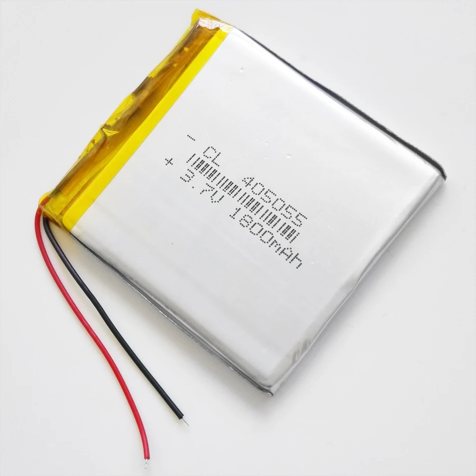 

10 pcs 3.7V 1800mAh 405055 Lithium Polymer Li-Po Rechargeable DIY Battery For PAD GPS PSP Vedio Game E-Book Tablet PC Power Bank