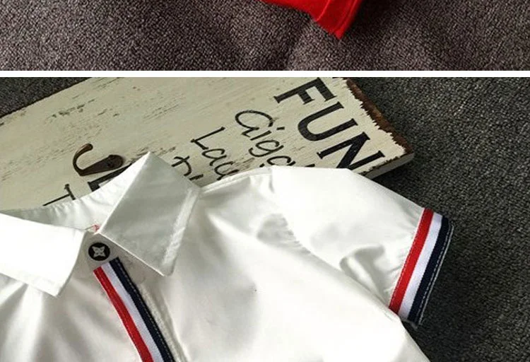 Новая летняя одежда для мальчиков блузка белая + шорты 2 предмета детская красная