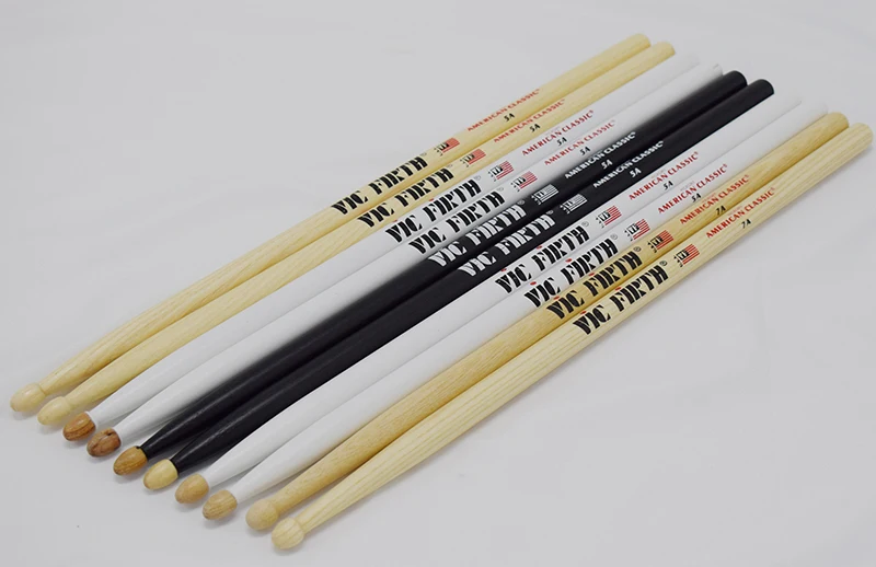 Firth Hickory барабанные палочки 5A, 7A, сделано в США, несколько цветов барабанные палочки черный/белый